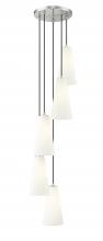  3043P7-5R-BN - 5 Light Chandelier