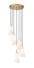  3043P7-7R-MGLD - 7 Light Chandelier