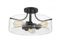  471SF-MB - 3 Light Semi Flush Mount