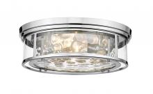  493F4-PN - 4 Light Flush Mount