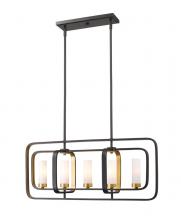  6000-5L-BZGD - 5 Light Linear Chandelier