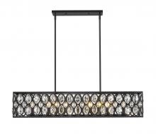  6010-42MB - 7 Light Linear Chandelier