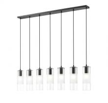  824P-7L-MB - 7 Light Linear Chandelier