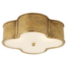  AH 4015NB-FG - Basil 17" Flush Mount