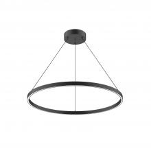  PD87132-BK - Cerchio 32-in Black LED Pendant