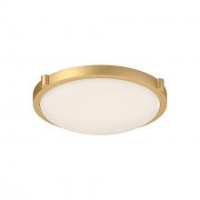  501112BG-LED-5CCT - Floyd 13-in Brushed Gold LED Flush Mount