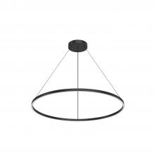  PD87748-BK-UNV-010 - Cerchio 48-in Black LED Pendant