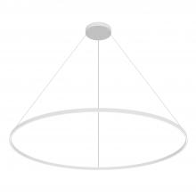  PD87772-WH-UNV-010 - Cerchio 72-in White LED Pendant