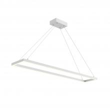  PD88548-WH-UNV-010 - Piazza 48-in White LED Pendant