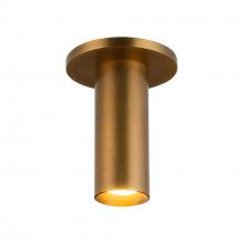  SF90406-VB-UNV - Mason 6-in Vintage Brass LED Semi-Flush Mount