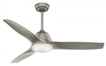  59152 - Casablanca 52 inch Wisp Painted Pewter Ceiling Fan with LED Light Kit and Handheld Remote