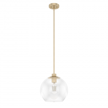  19753 - Hunter Xidane Alturas Gold with Clear Glass 1 Light Pendant Ceiling Light Fixture