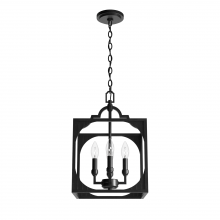  19283 - Hunter Highland Hill Rustic Iron 4 Light Pendant Ceiling Light Fixture