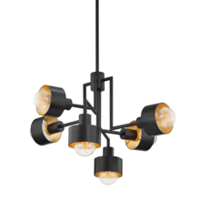  F8726-SBK/GL - North Chandelier