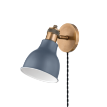  PTL1210-PBR/SBL - MAKIN Plug-in Sconce