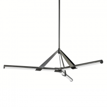  3046-BLNK - 3 LIGHT CHANDELIER