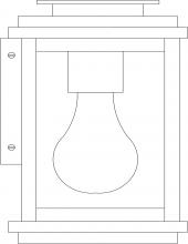  BOW-5DD-BZ - 5" Bournemouth Wall Mount