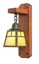 Arroyo Craftsman AWS-1EOF-BK - a-line mahogany wood sconce without overlay (empty)