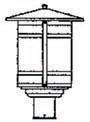  BP-11LAM-BK - 11" berkeley long body post mount