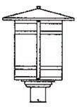  BP-14LAM-BK - 14" berkeley long body post mount