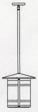  BSH-11LGW-VP - 11" berkeley long body stem hung pendant