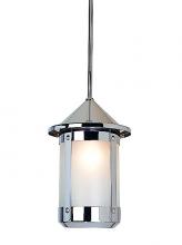 Arroyo Craftsman BSH-7OF-RC - 7" berkeley stem hung pendant