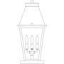  CRC-10CLR-RB - 10" croydon column mount