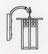  GB-6LGW-MB - 6" glasgow long body wall mount