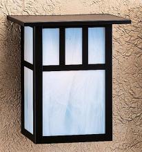 Arroyo Craftsman HS-10AF-VP - 10" huntington sconce with roof and classic arch overlay