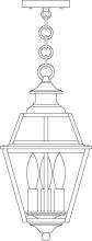  INH-8GRCS-MB - 8" inverness pendant with glass roof