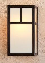  MS-12EM-S - 12" mission sconce without overlay (empty)