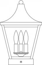  NAC-10RM-RC - 10" Nantes column mount