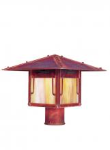 Arroyo Craftsman PDP-12GRC-BK - 12" pagoda post mount