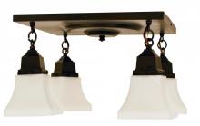  RCM-4-RB - ruskin 4 light ceiling mount