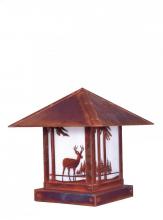  TRC-12DRAM-AB - 12" timber ridge column mount with deer filigree