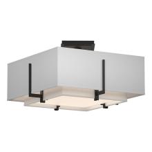  126507-SKT-10-SF1205-SJ1605 - Exos Square Small Double Shade Semi-Flush