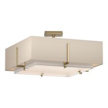  126510-SKT-86-SF1605-SA2012 - Exos Square Double Shade Semi-Flush