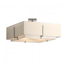  126513-SKT-82-SF2012-SA2401 - Exos Square Large Double Shade Semi-Flush