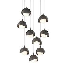  131105-SKT-LONG-07-20-GG0711 - Brooklyn 9-Light Double Shade Pendant