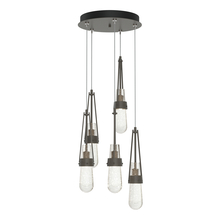  131120-SKT-STND-07-YG0434 - Link 5-Light Blown Glass Pendant