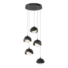  131125-SKT-STND-20-10-GG0711 - Brooklyn 5-Light Double Shade Pendant