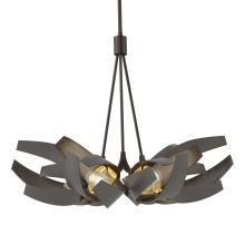  136502-SKT-MULT-14-BR-YE0352 - Corona Brass Accent Pendant