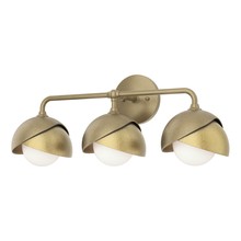  201375-SKT-84-86-GG0711 - Brooklyn 3-Light Double Shade Bath Sconce