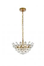  1104D14BR - Emilia 14 Inch Pendant in Brass