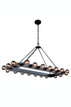  1501G50AI - Winston 20 light Aged Iron Pendant