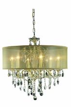  2016D24G+SH/RC - St. Francis 6 light Gold Chandelier