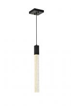  2066D5BK - Weston 1 Light Pendant in Black