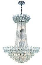  3002D32C/RC - Vesper 13 light Chrome Chandelier Clear Royal Cut Crystal