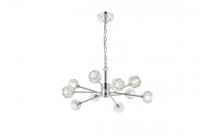  3509D29C - Graham 10 Light Pendant in Chrome