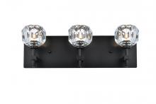  3509W18BK - Graham 3 Light Wall Sconce in Black